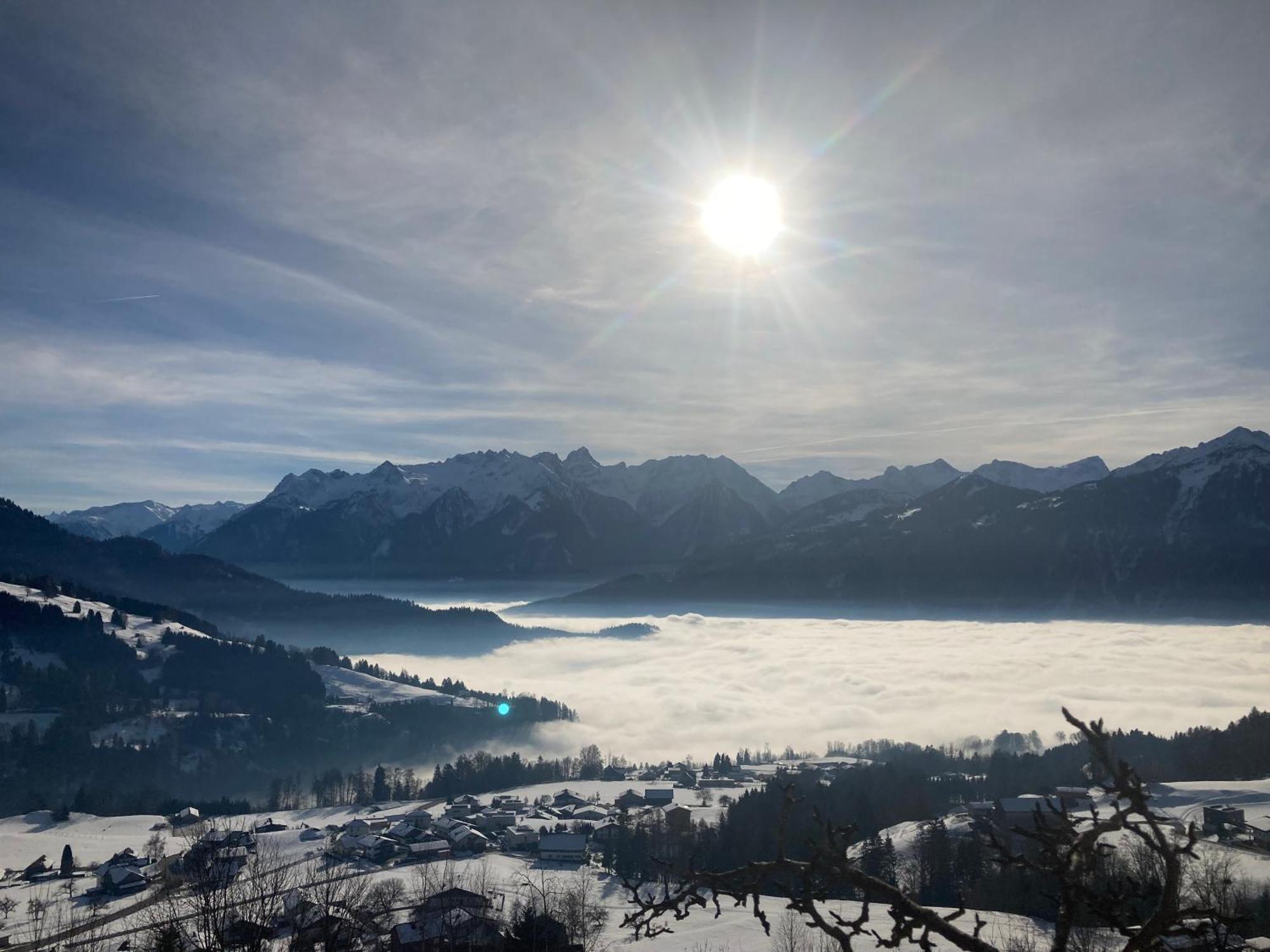 Sport- Und Seminarhaus Walsertal Thuringerberg Bagian luar foto